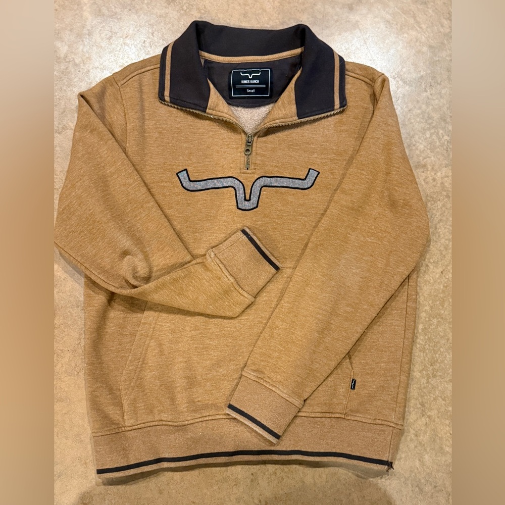 Kimes Ranch Women's Brown 1/4 Zip Sweater